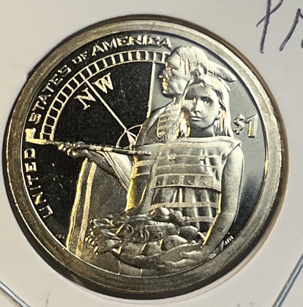2014 - S Sacagawea Native American Proof Cameo $1 Dollar Stunning Coin 1.1 Mil