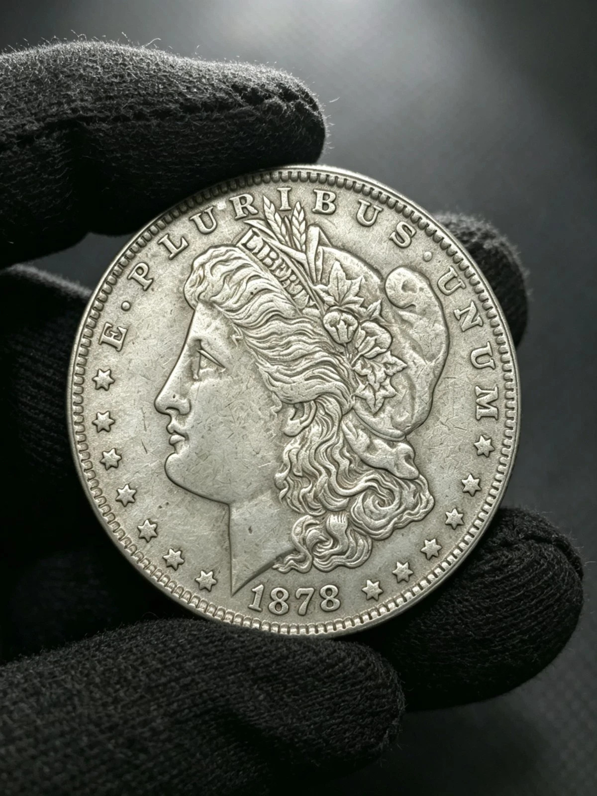 1878-S 90% Silver Morgan Dollar Liberty Head Collectible Coin San Francisco Mint