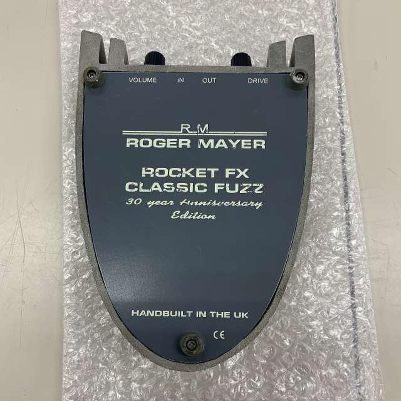 Roger Mayer ROCKET FX CLASSIC FUZZ Pedal Silver Tested Excellent