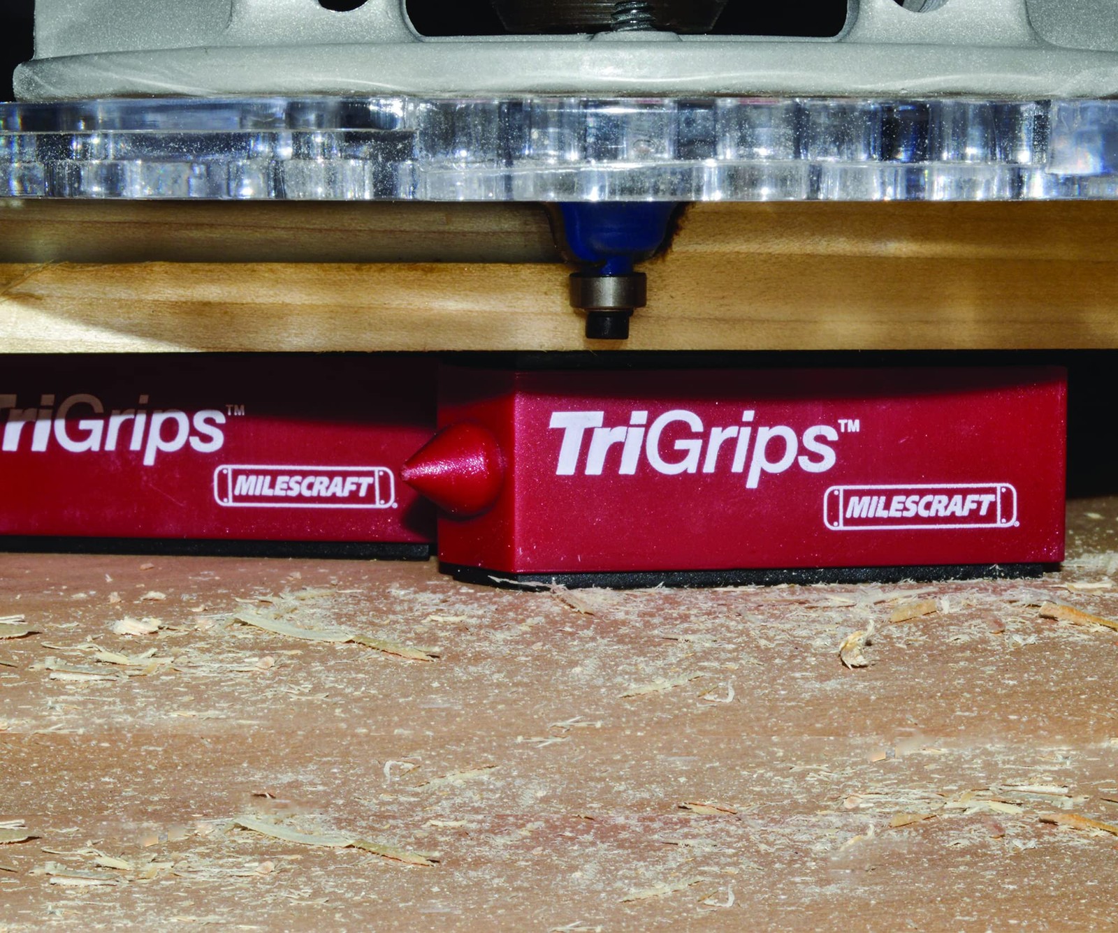 Milescraft 1600 TriGrips - Triangle Bench Cookie Work Grippers, for Red