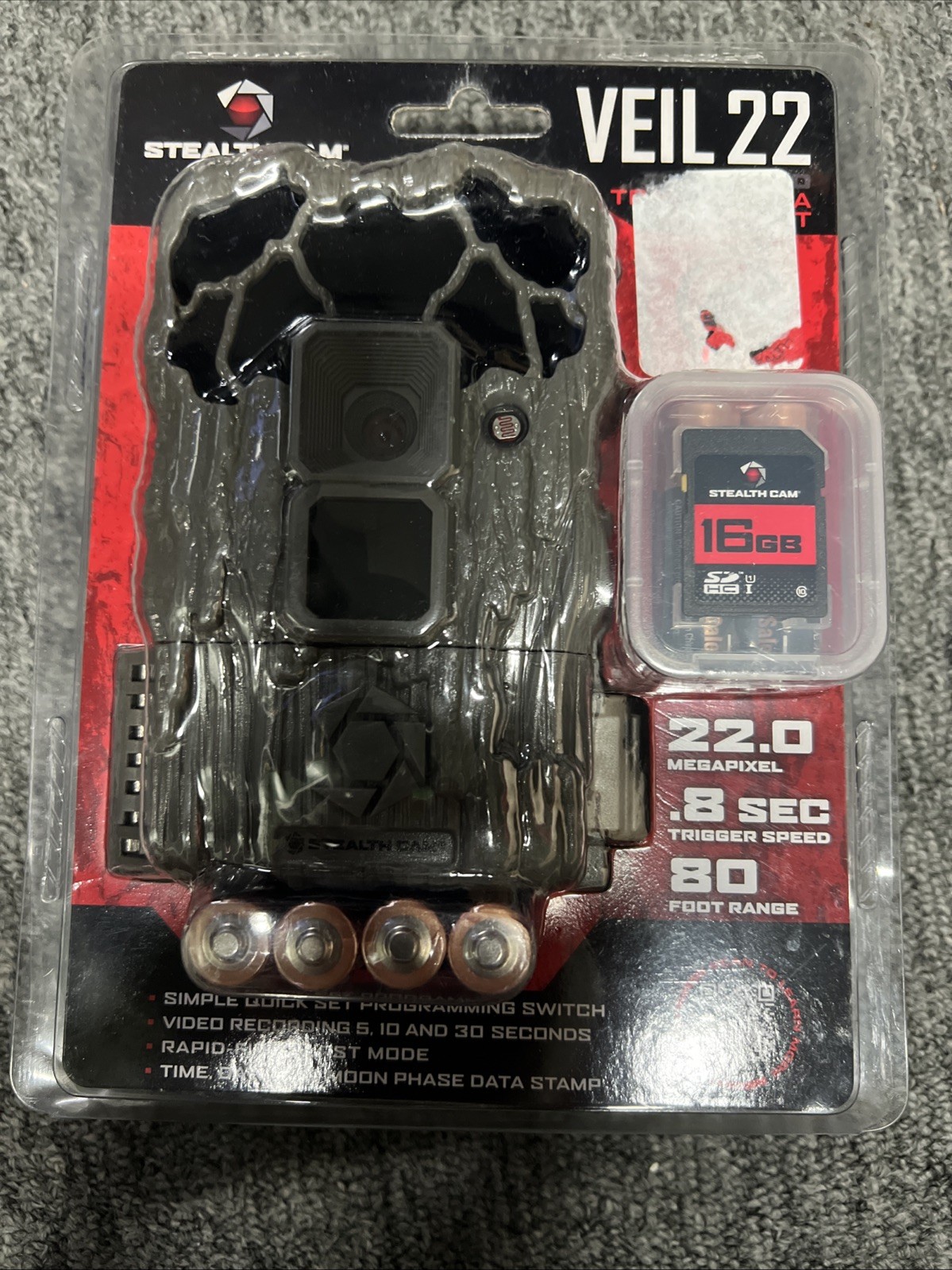STEALTH CAM VEIL 22 INFRA-RED TRAIL CAMERA STC-VL22 V2