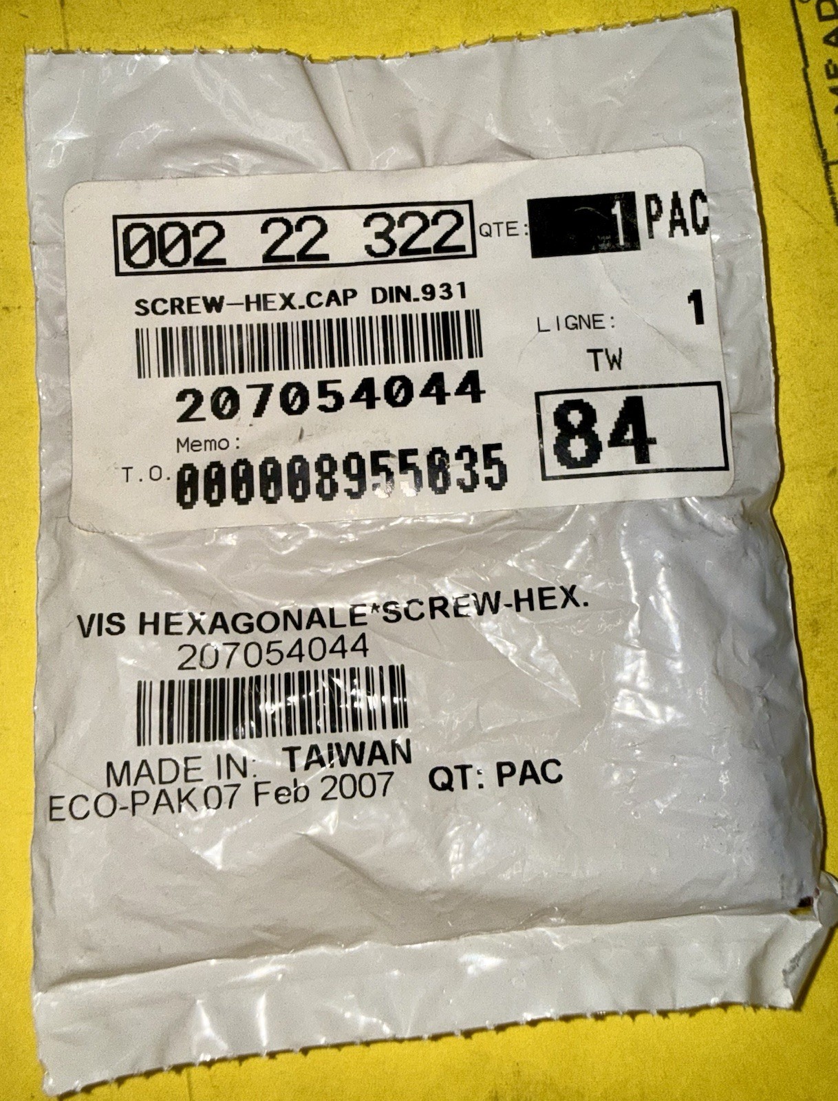 BRP OEM Discontinued SkiDoo hex screw m5x40 207054044 (pk of 3) new