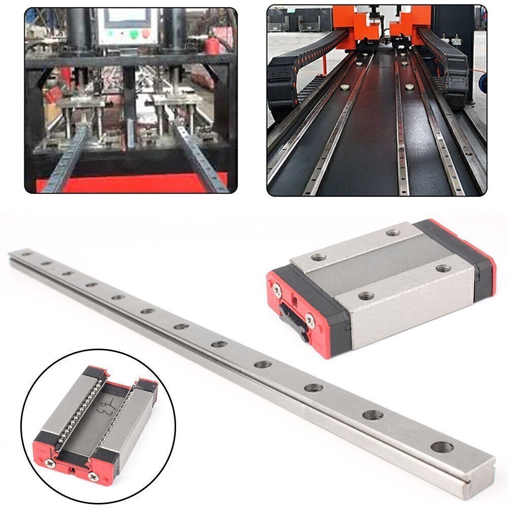 12mm Miniature Linear Slide Rail Guide  MGN12H Sliding Block DIY CNC 3D Printer