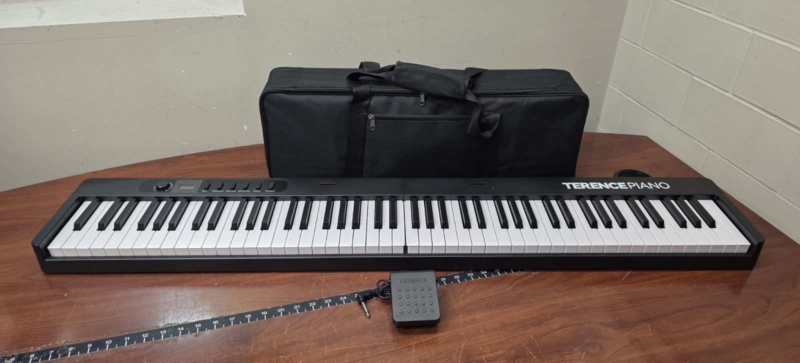 Terence X88D 88-Key Semi Weighted Folding Portable Electric Piano