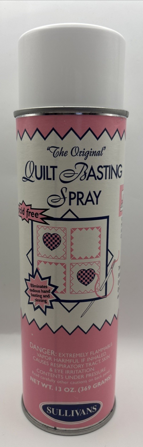 New SULLIVANS The Original Quilt Basting Spray-13oz 739301008056 Made in USA