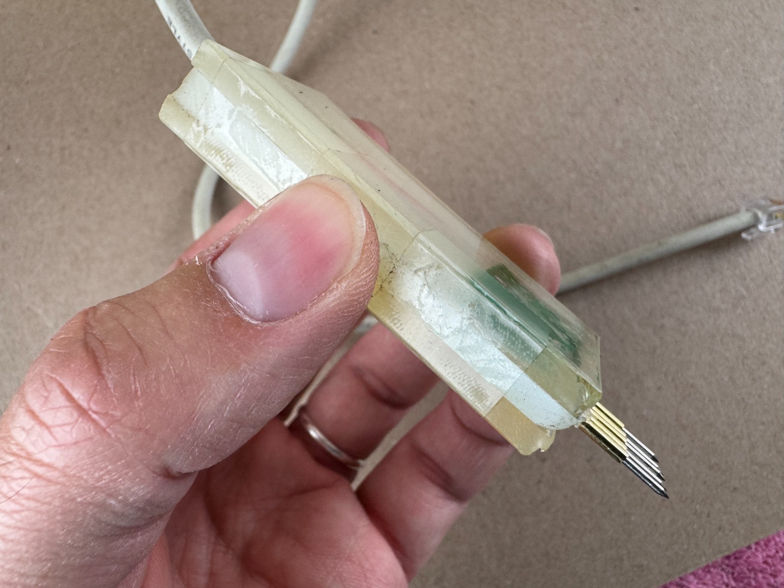 Adapter for Programmer for Microchip on Brewer Linak 4 Pedal