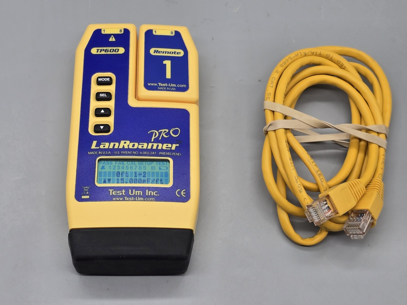 Test Um Inc. LanRover Lanroamer Pro TP600 Tester