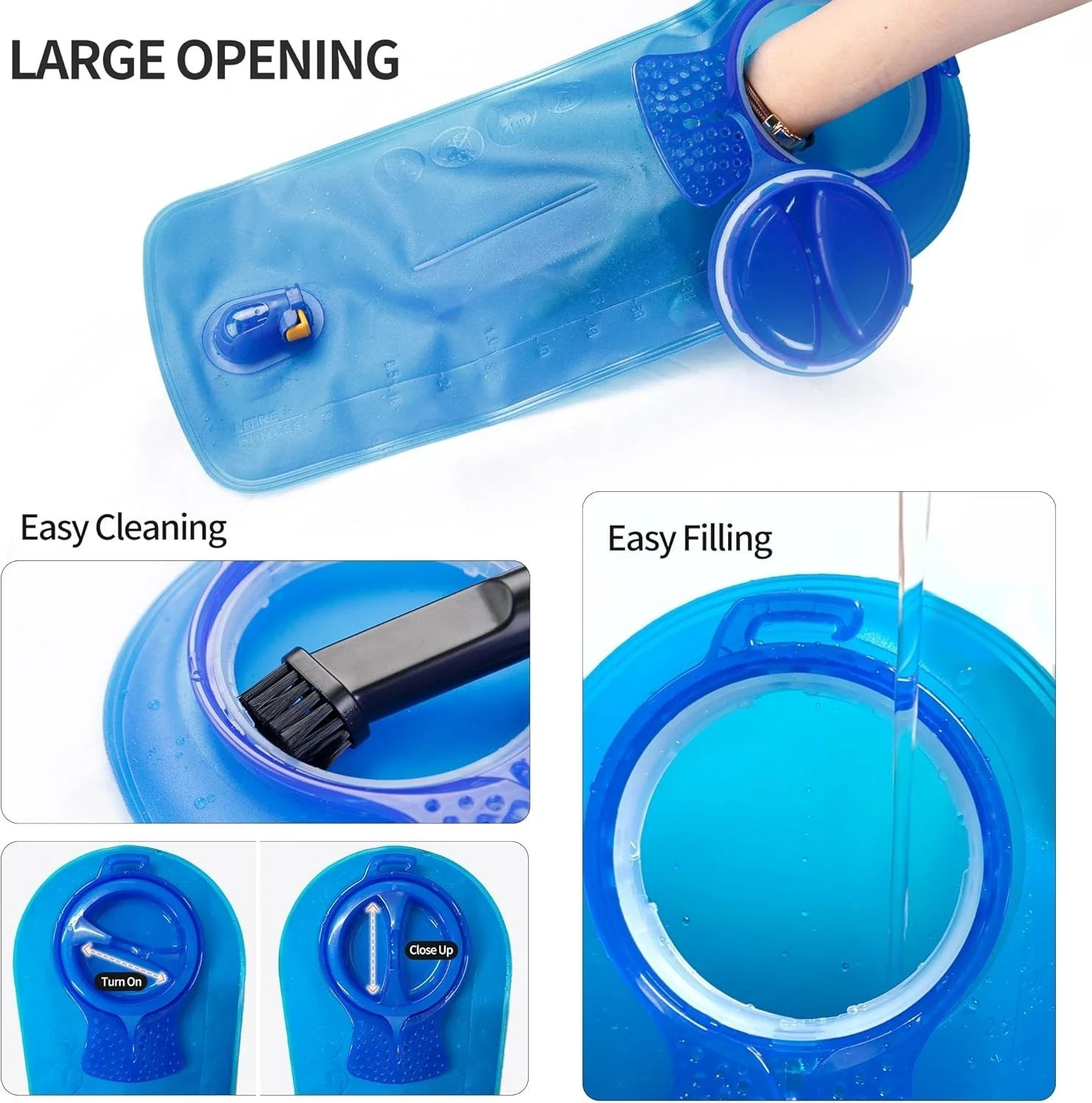 CamelBak Crux Hydration Pack Replacement Reservoir Bladder Blue 100 OZ / 3 L