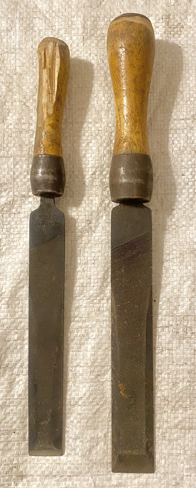 PAIR OF VINTAGE KEARNEY & FOCT COMBINATION FILE & WOOD CHISELS