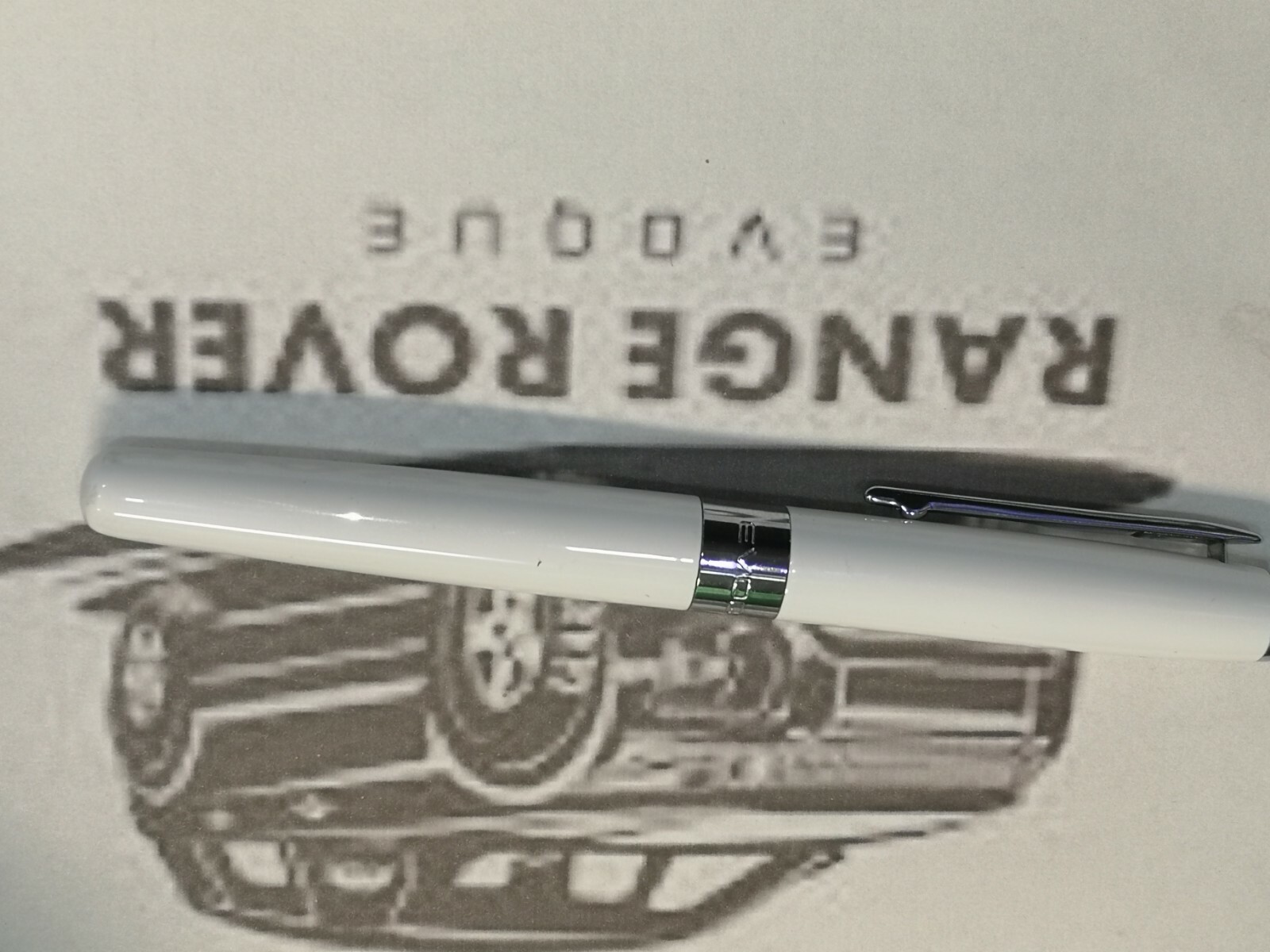 RANGE ROVER EVOQUE Collection Roller Ball point Pen New Genuine Black & Blue ink