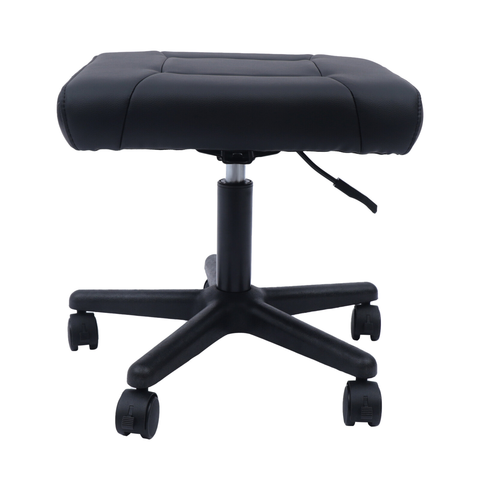 Footrest Footstool Ergonomic Adjustable Height Rolling Swivel Stool for Office