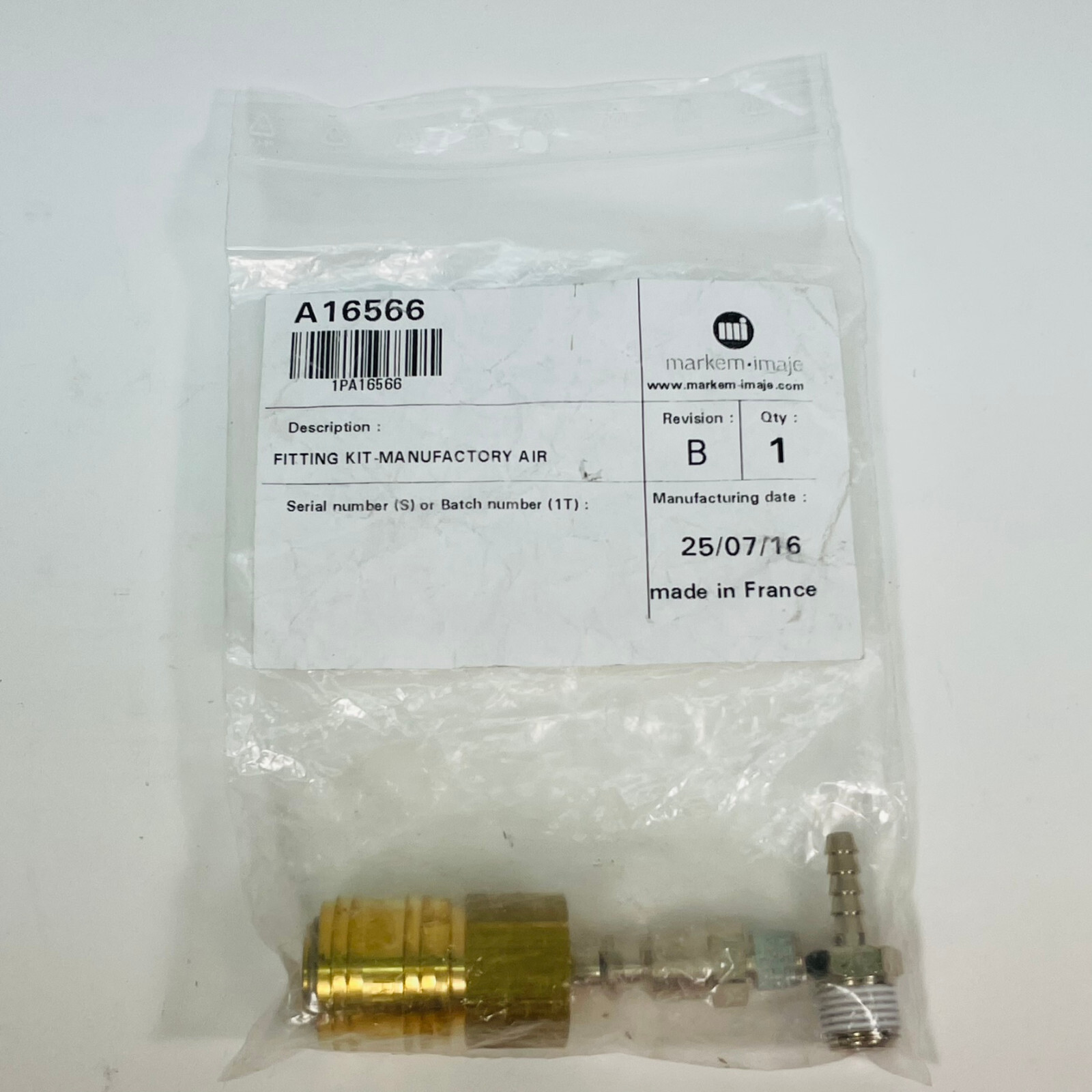NEW MARKEM IMAJE A16566 Fitting Kit - Manufactory Air