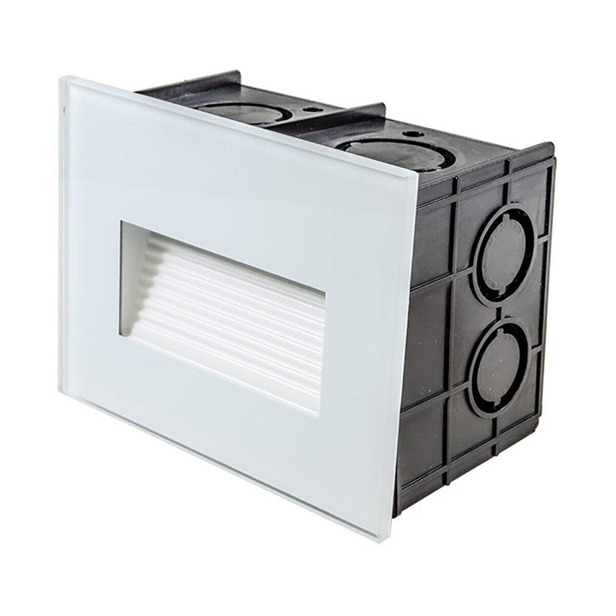 Dabmar Glass Step Light- White