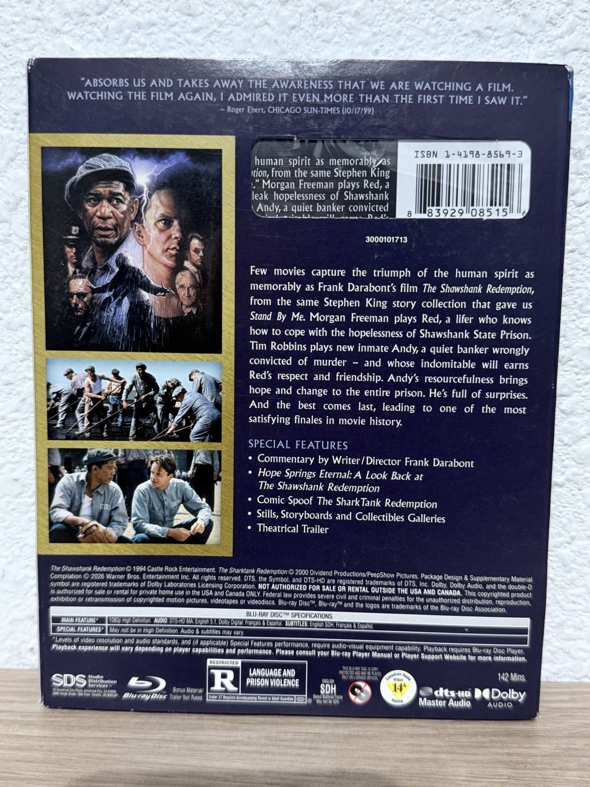 The Shawshank Redemption Blu-ray NEW