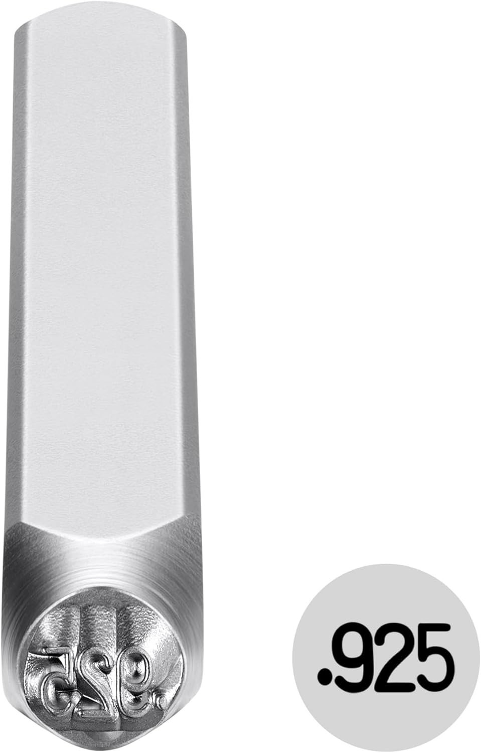 4Mm .925 Metal Stamp, Metal Punch Stamping Tool DIY Arts and Crafts Supplies for