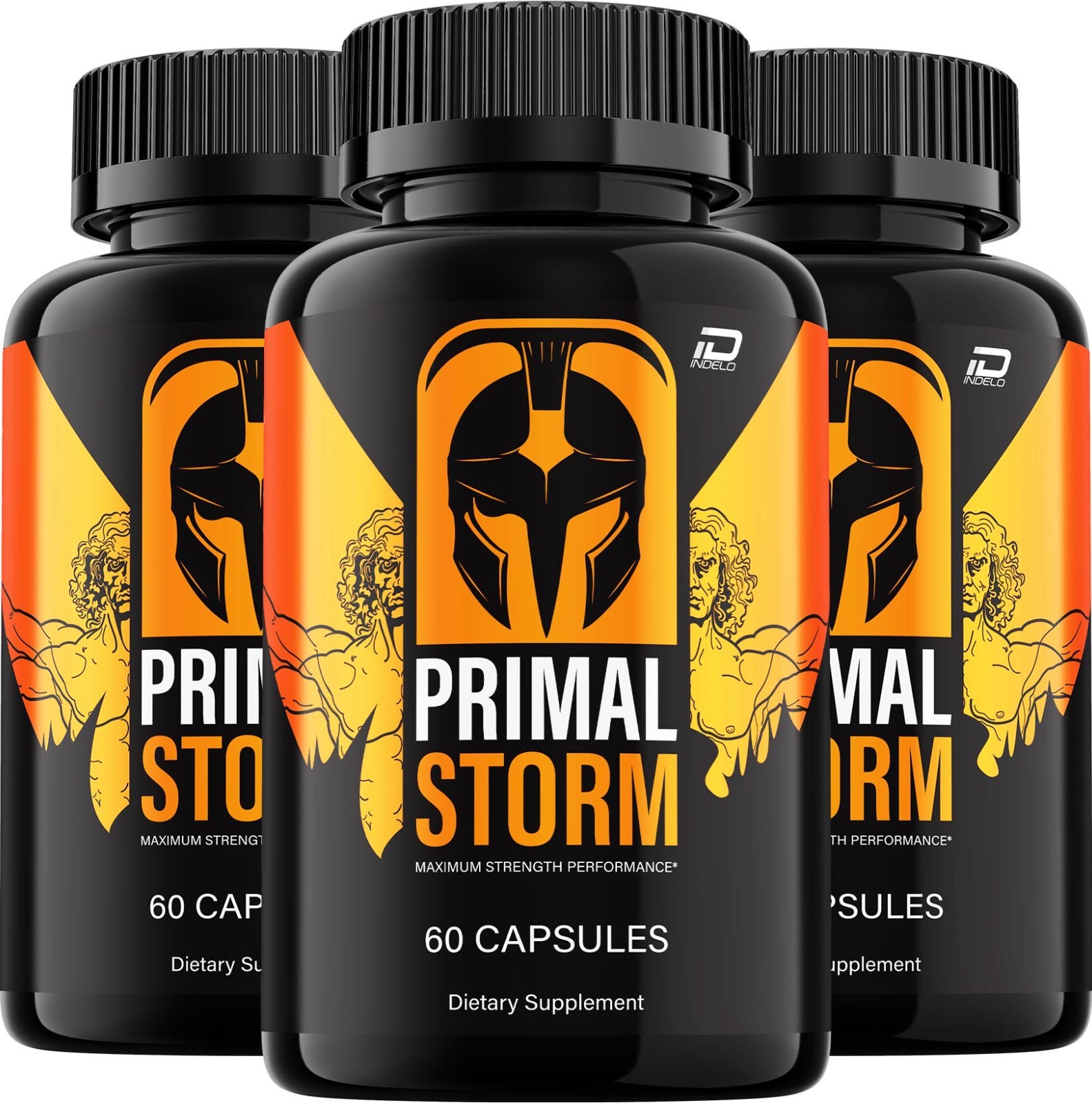 (3 Pack) Primal Storm for Men Capsules – PrimalStorm MultiVitamin Complex Pills