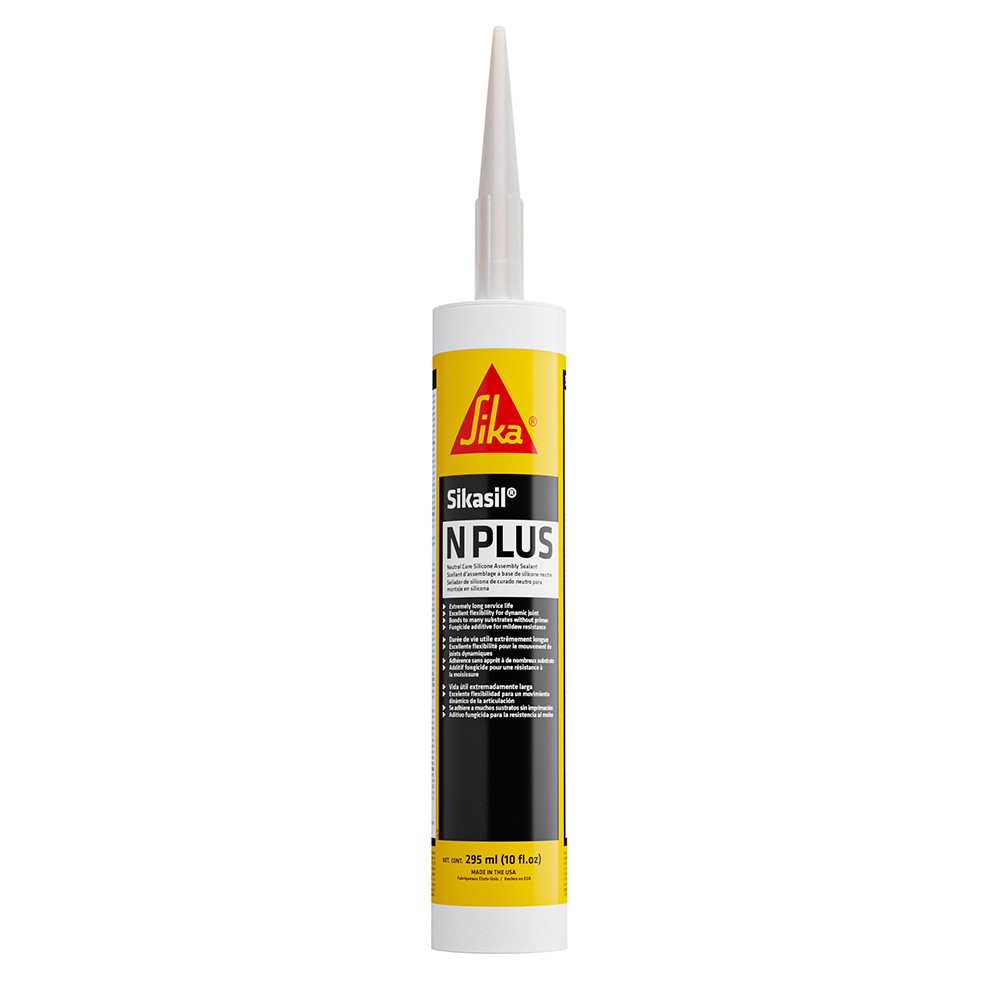 Sika Sikasil®-N Plus Clear 10oz w/Nozzle 432053 UPC
