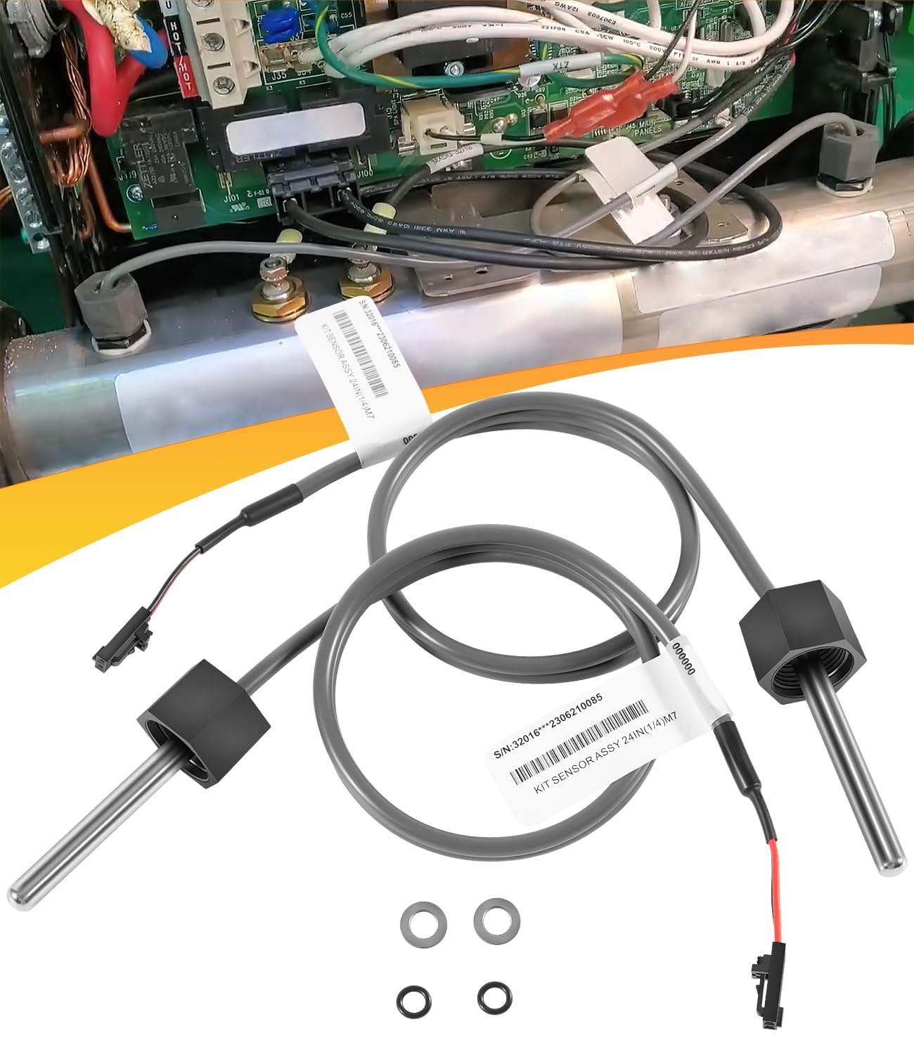 Replace For Balboa Spa Heater M7 30344 30042 Hot Tub Sensor - 24" Temp/Hi-Limit