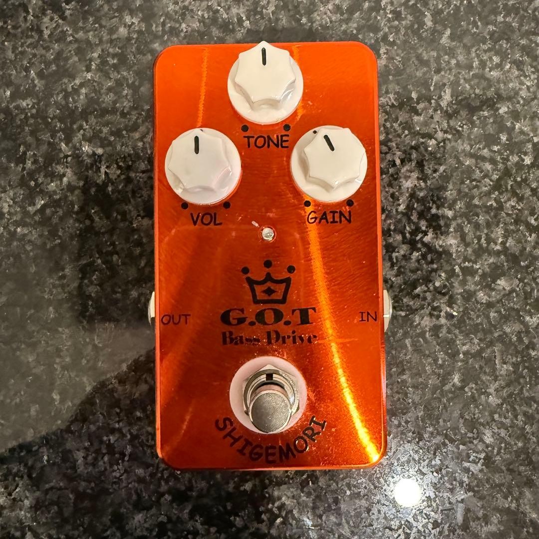 SIGEMORI GOT Bass Drive Bass Overdrive Pedal Thick Distortion Used
