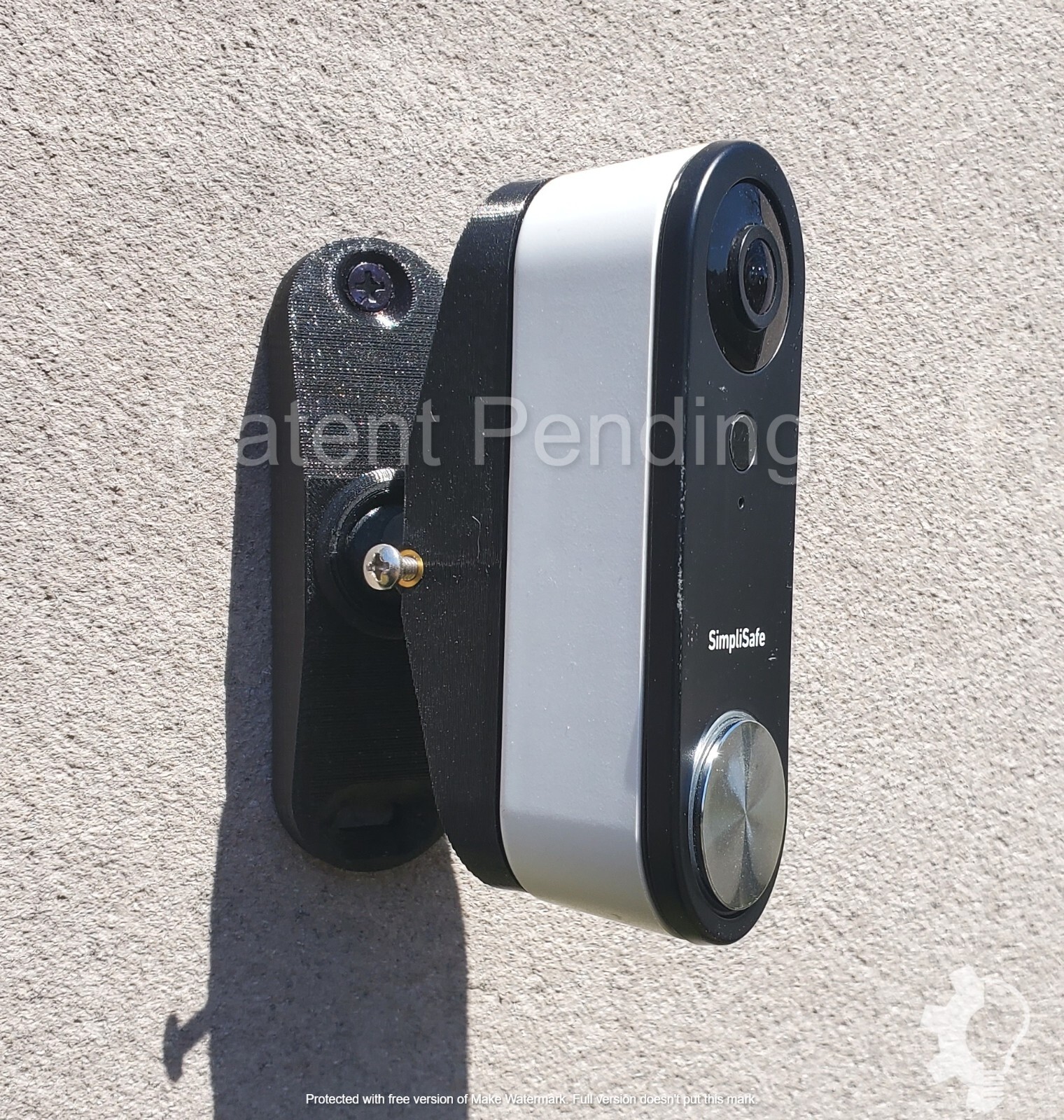 Simplisafe Adjustable Mount, Doorbell Camera Mount