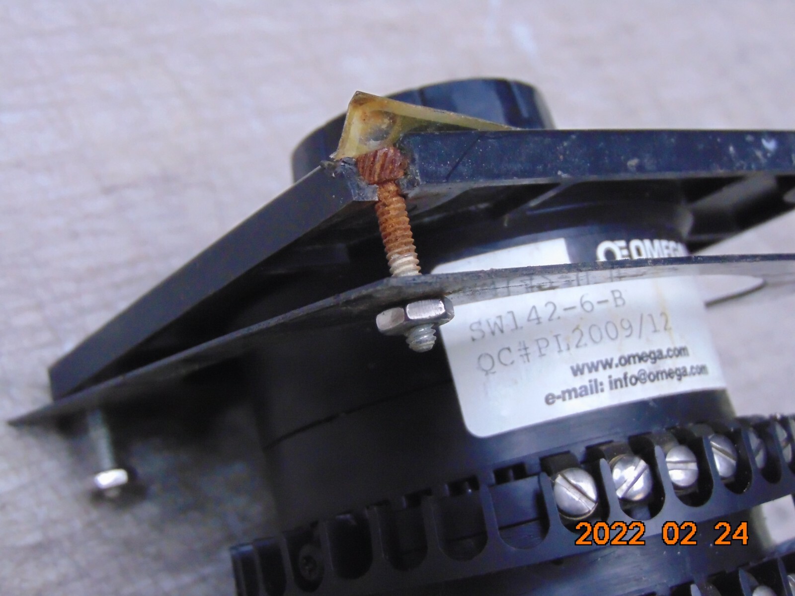 OMEGA SW142-6-B SELECTOR SWITCH