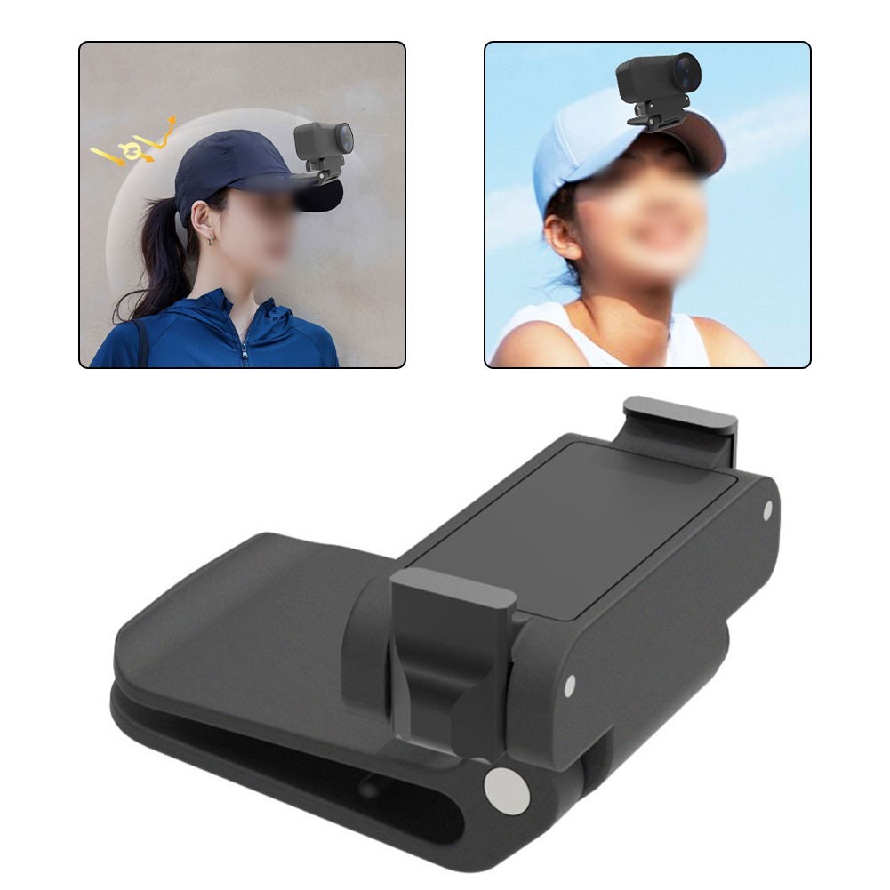Adjustable Magnetic Hat Clip Designed for DJI OSMONANO Quick Release and Use