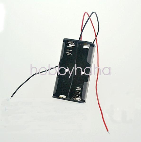 NEW 5pcs Battery Holder Box Case w/Wire 2 X AA 3V