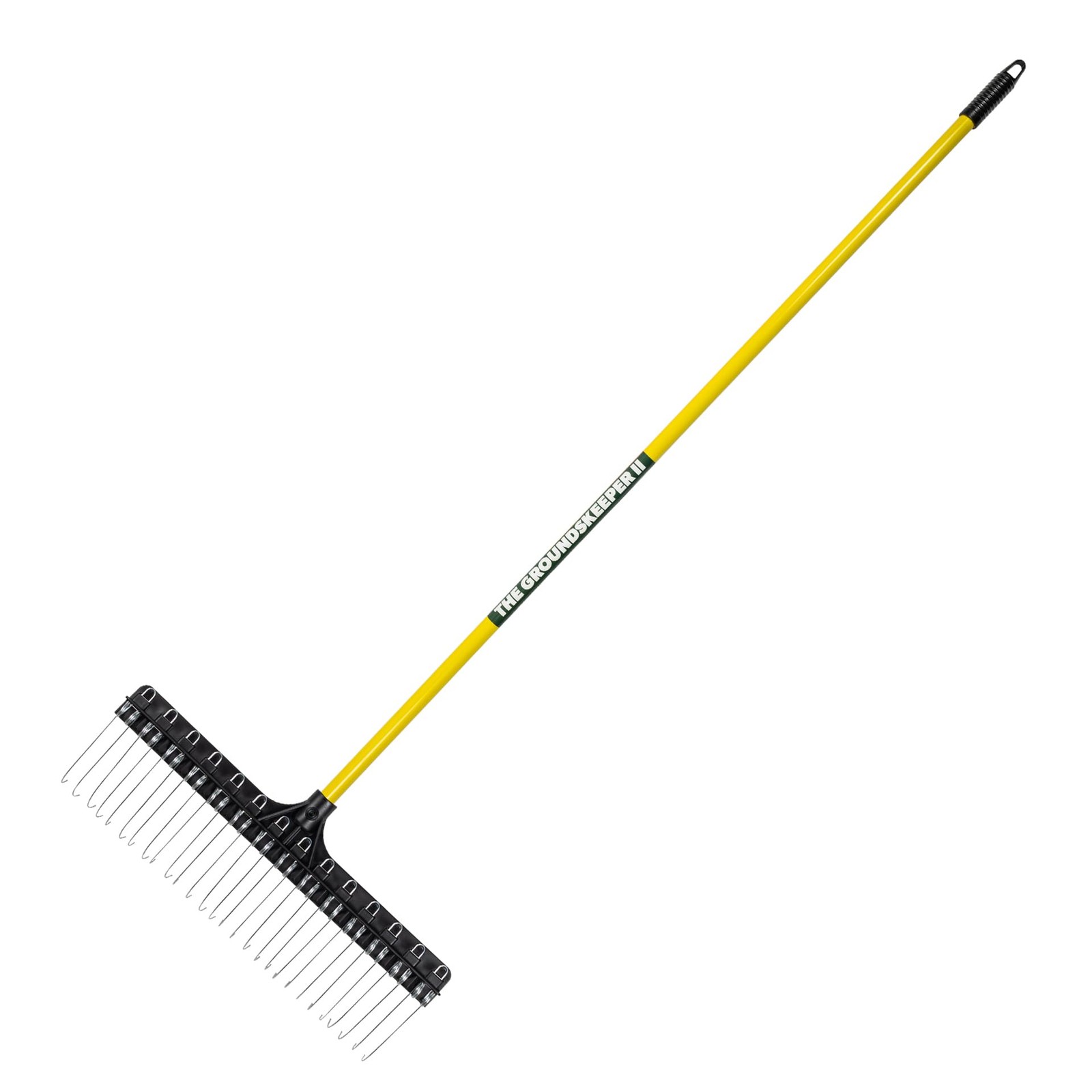 THE GROUNDSKEEPER II Rake 55-inch Lightweight Fiberglass 55 Inch, Yellow
