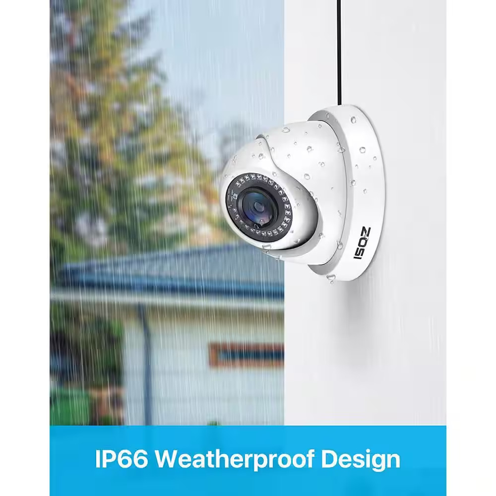 1080P Wired Home Security Cameras Compatible with All TVI DVR, for Outdoor and I