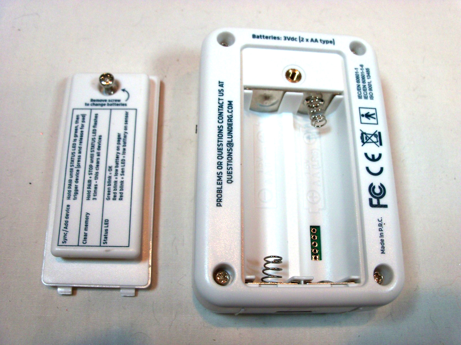 Lunderg Replacement Pager Remote Controller