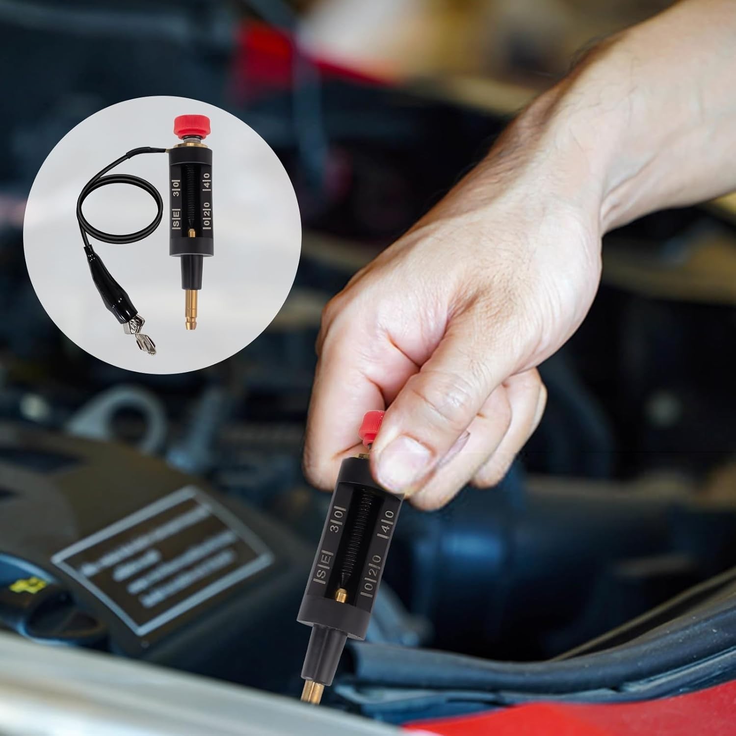 Spark Plug Tester, Adjustable Ignition Coil Tester System, Coil Pack Tester, ...