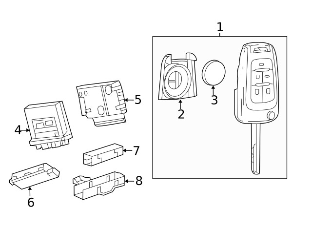 Genuine GM Keyless Entry Control Module 13523343