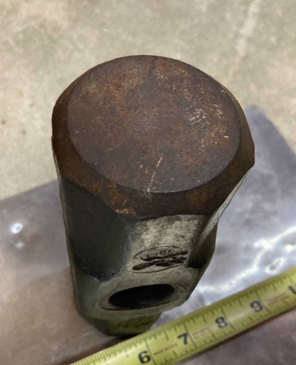 Vintage USM 8lb Sledge Hammer Head Octagonal Shape. Double stamped.