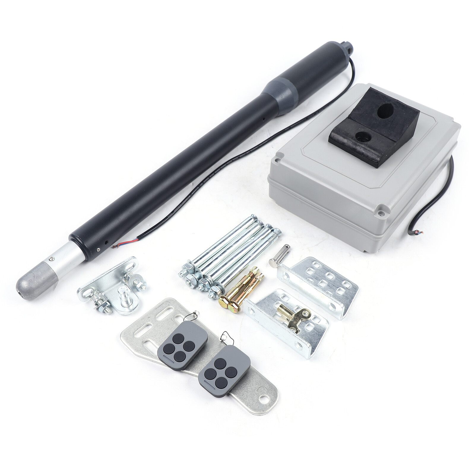 Automatic Gate Opener Kit Single Swing Gate Operator 325lbs w/ Remote Control