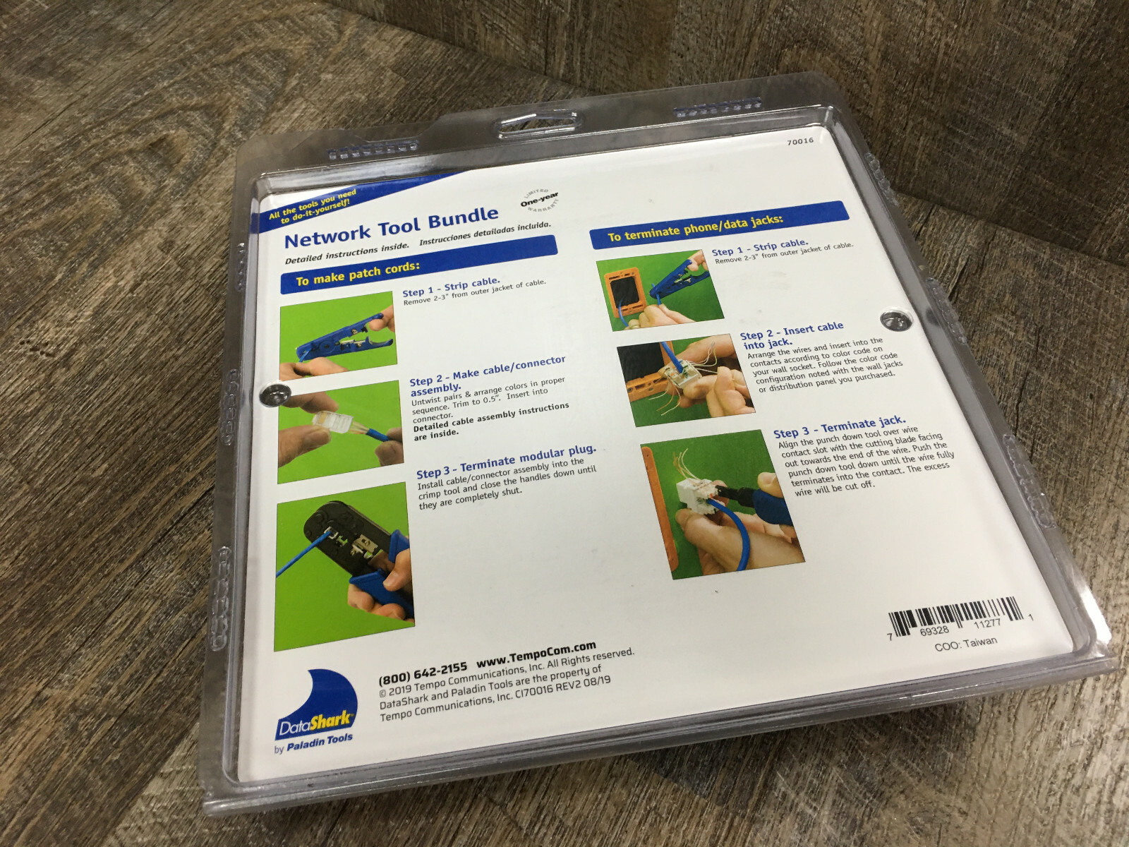 SEALED DataShark Network Tool Bundle #70016 Cable Repair Kit FAST Ship! NEW