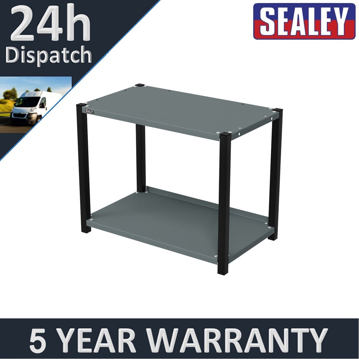Sealey Modular Storage Top Unit 2 Shelves 580mm APMRT2