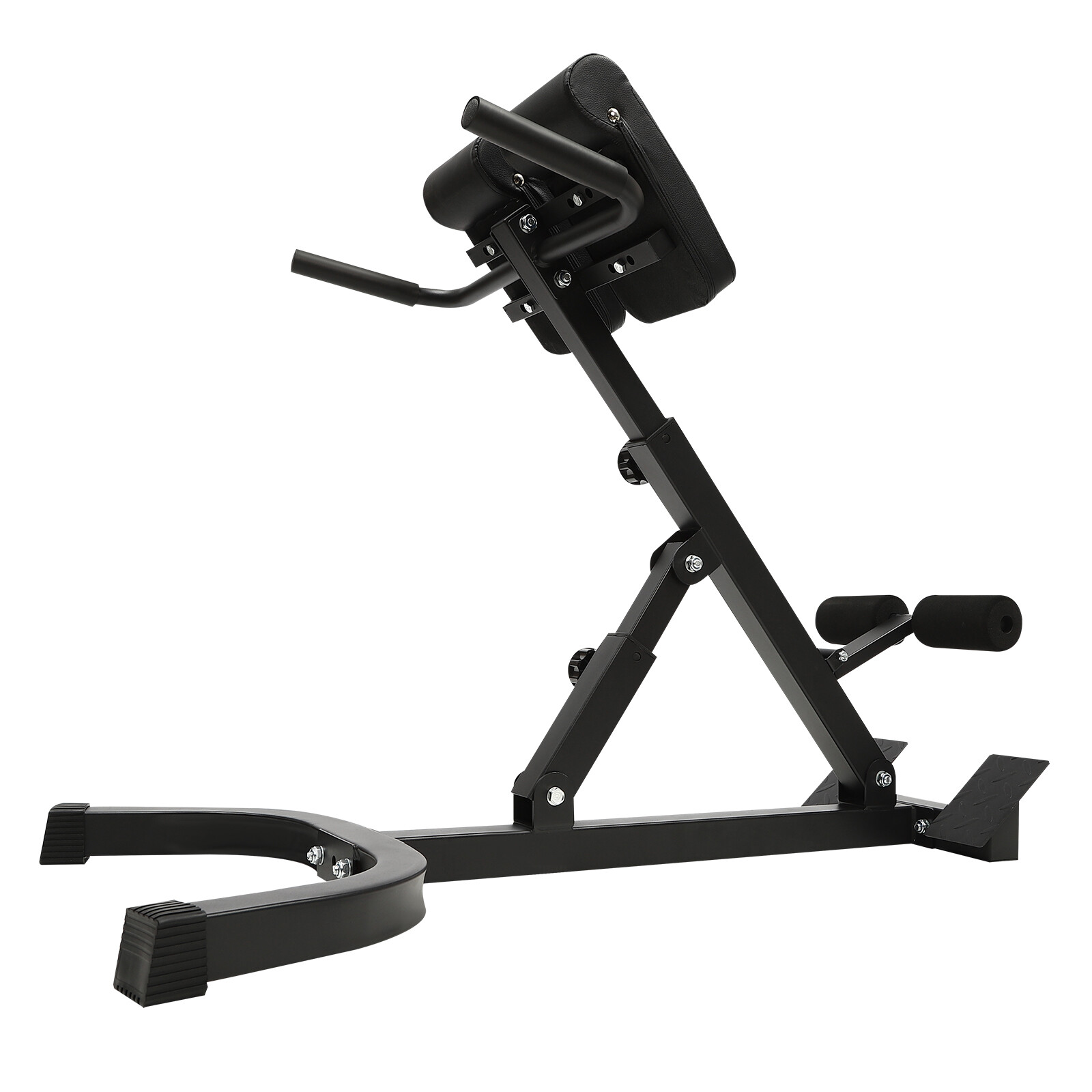w/ Angle Height Adjust Roman Chair Back Extension Machine Multi-Functional Bench