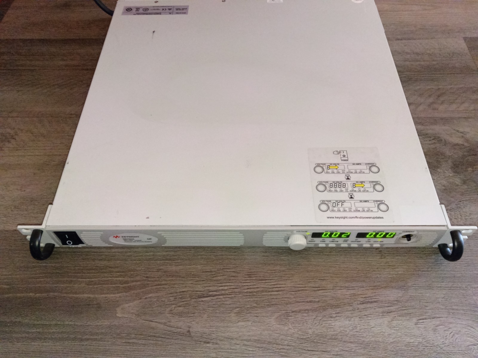 KEYSIGHT SYSTEMS N5766A ENERGY-EFFICIENT HIGH INPUT VOLTAGE TELECOMMUNICATIONS