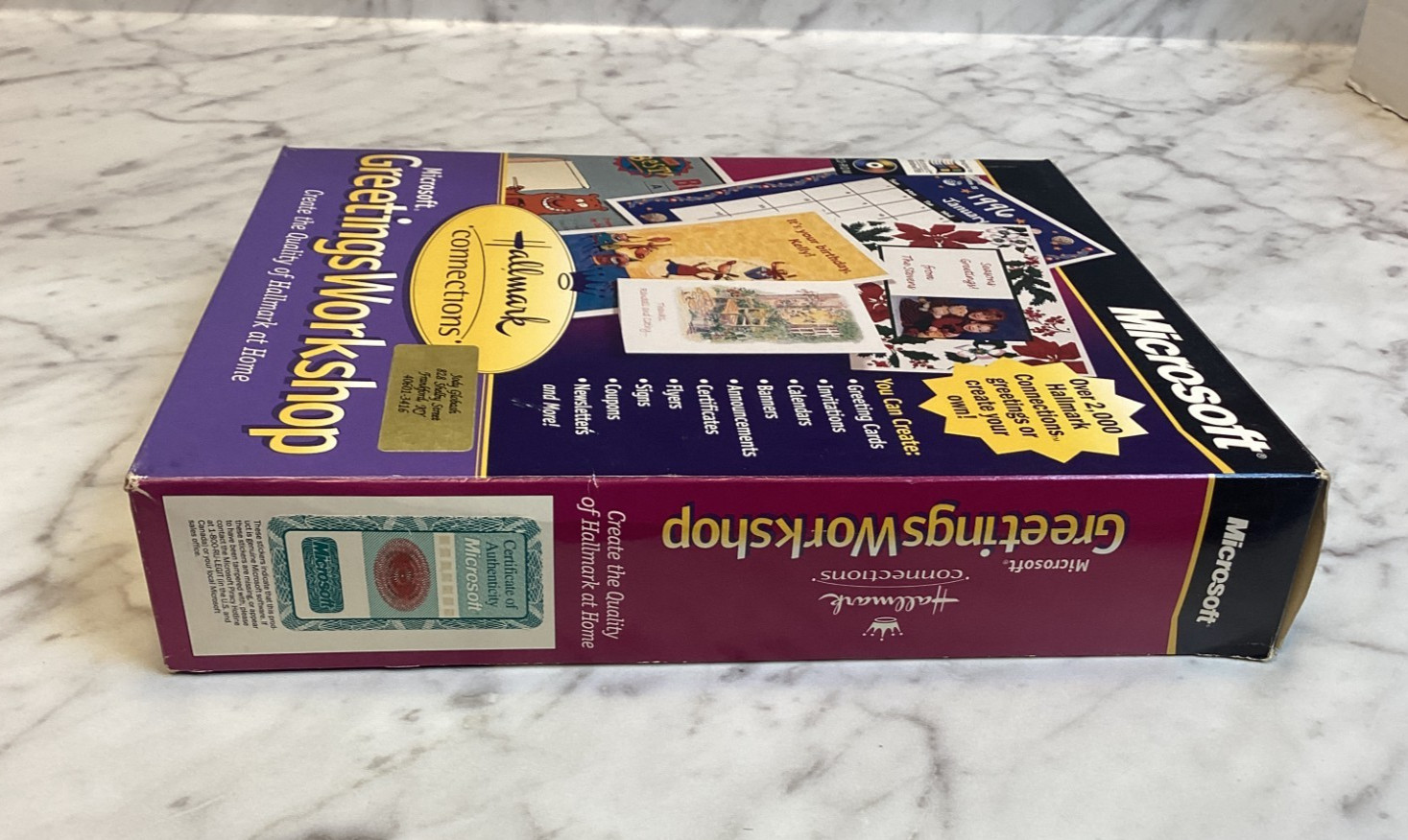 Microsoft Greetings Workshop Hallmark Connections CD-ROM
