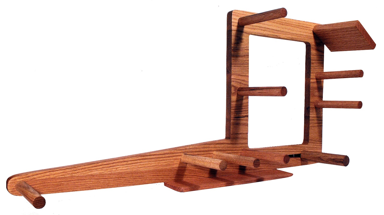 30 Inch Inkle Loom Handcrafted from Red Oak for Belt, Strap and Card Weaving