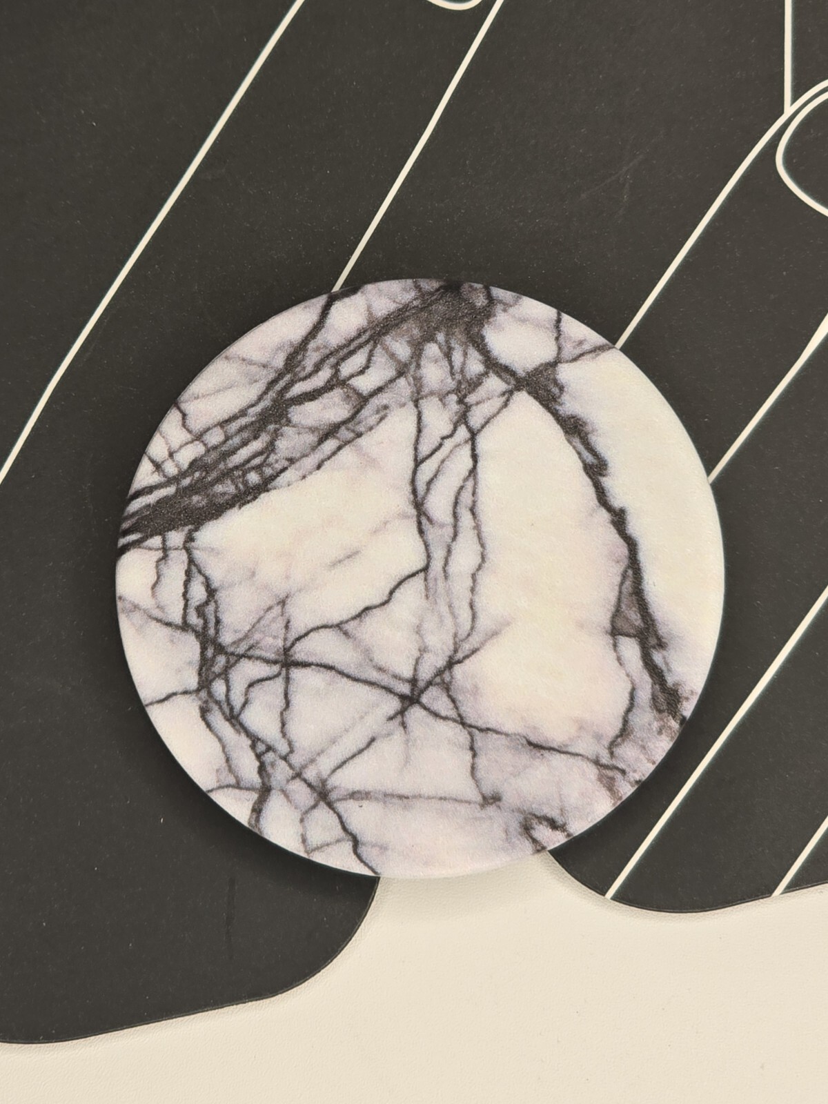 Pop Sockets PopGrip Slide Apple iPhone White Marble Stocking Stuffers Christmas