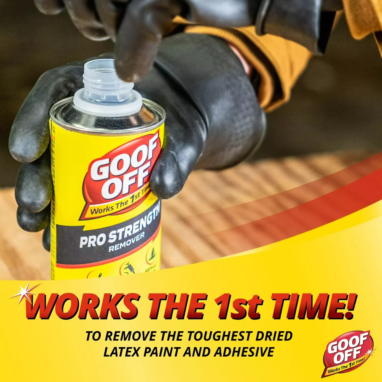 Goof Off FG653 Professional Strength Remover, Pourable 16-Ounce, Liquid