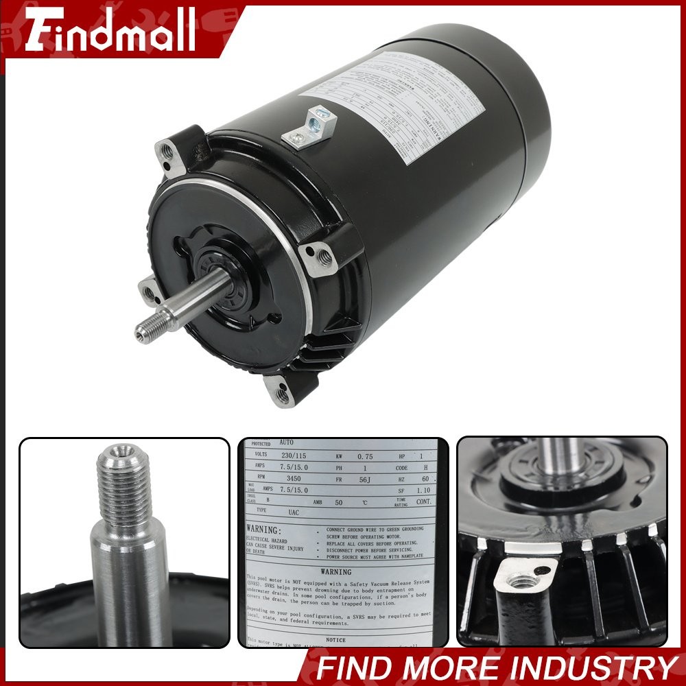 Pool Pump Motor & Seal Replacement Kit For Hayward UST1102 Max Flow,Super Pump