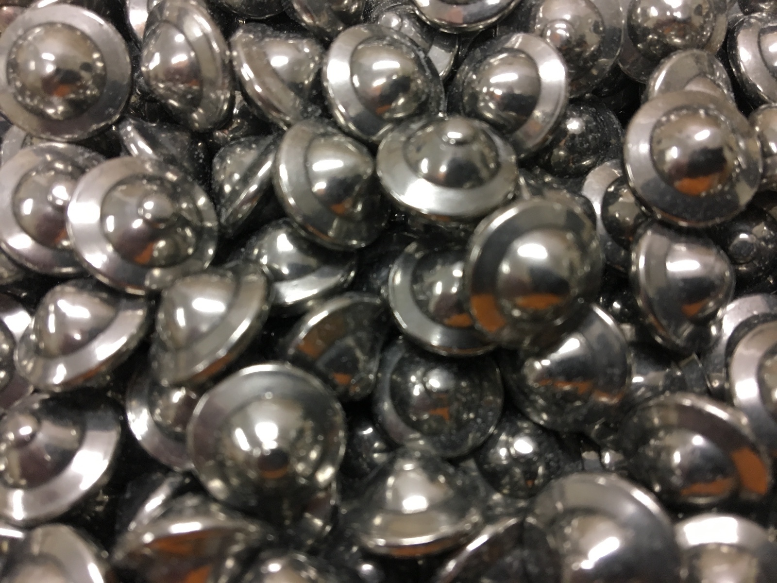 6 lbs. 0.467" (5/16") Stainless Steel Burnishing Ball-Cones Polishing Tumbling