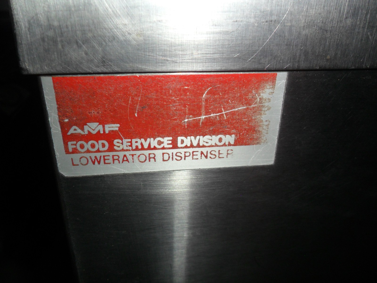 AMF ROLLING Lowerator TRAY SILVERWARE Dispenser NICE UNIT MADE IN THE USA