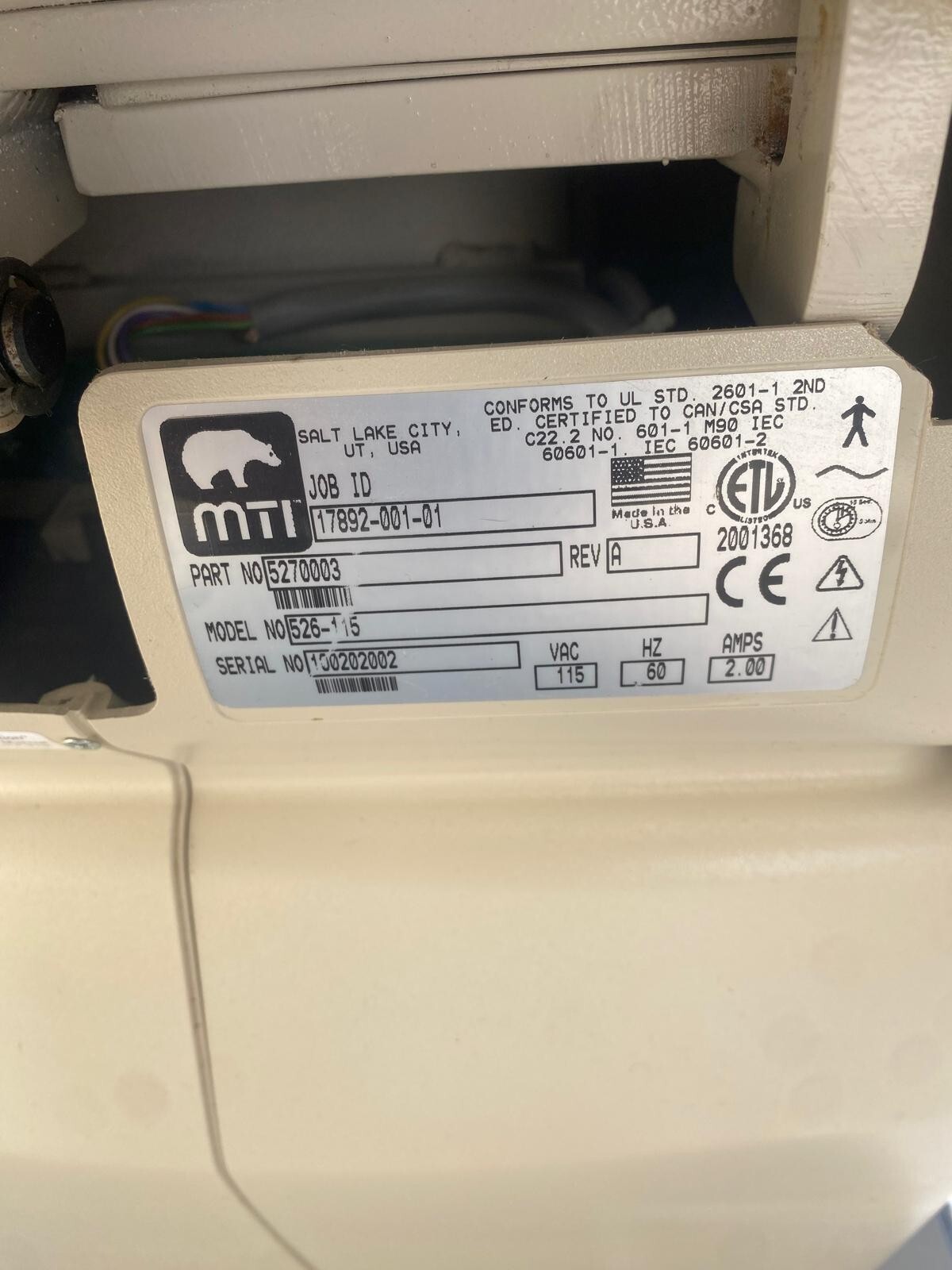 MTI 526 Power Podiatry Chair With Foot Pedal