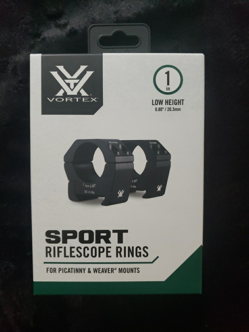 Vortex sport Rifle Scope Rings Low Height