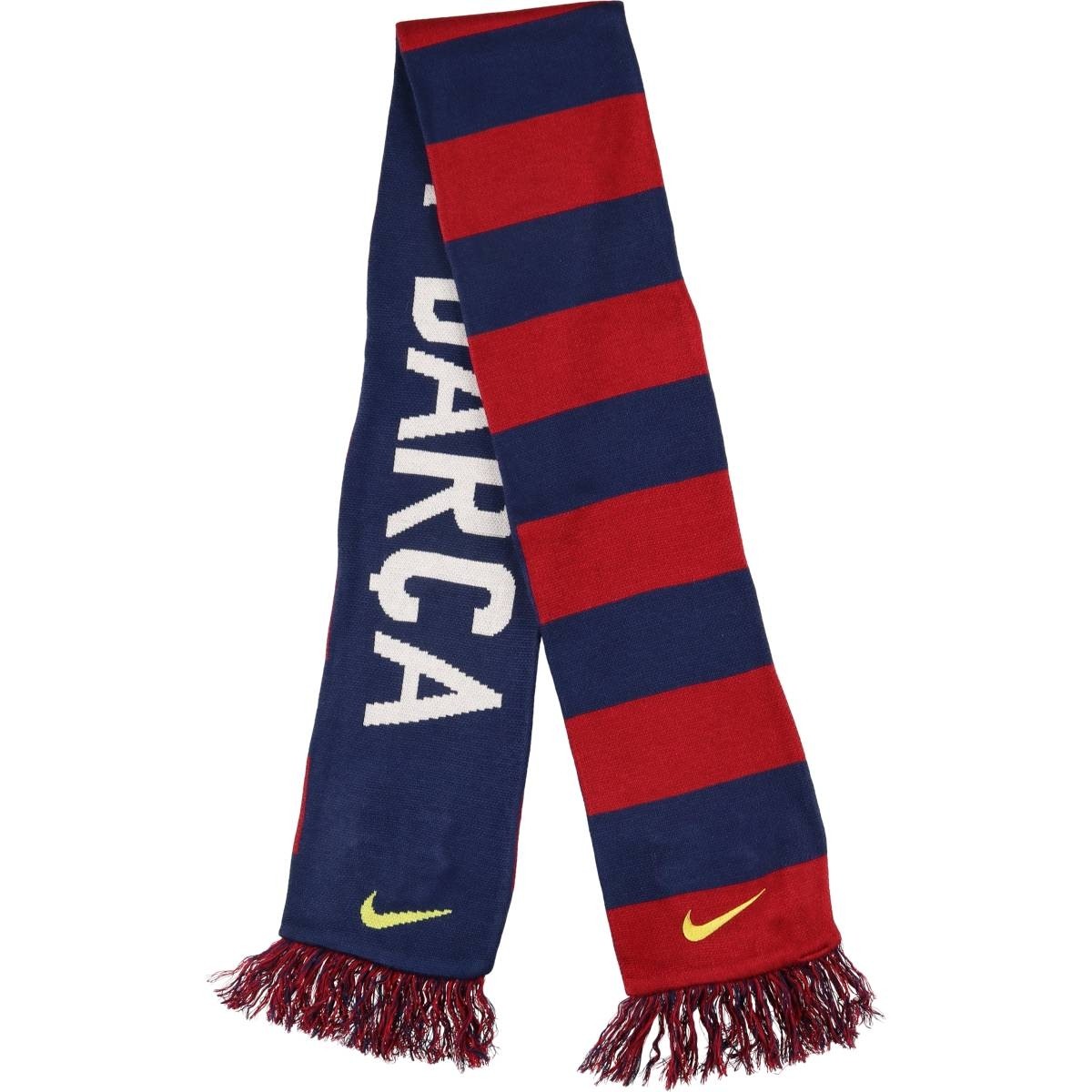 Used Nike LA LIGA FC BARCELONA soccer acrylic scarf