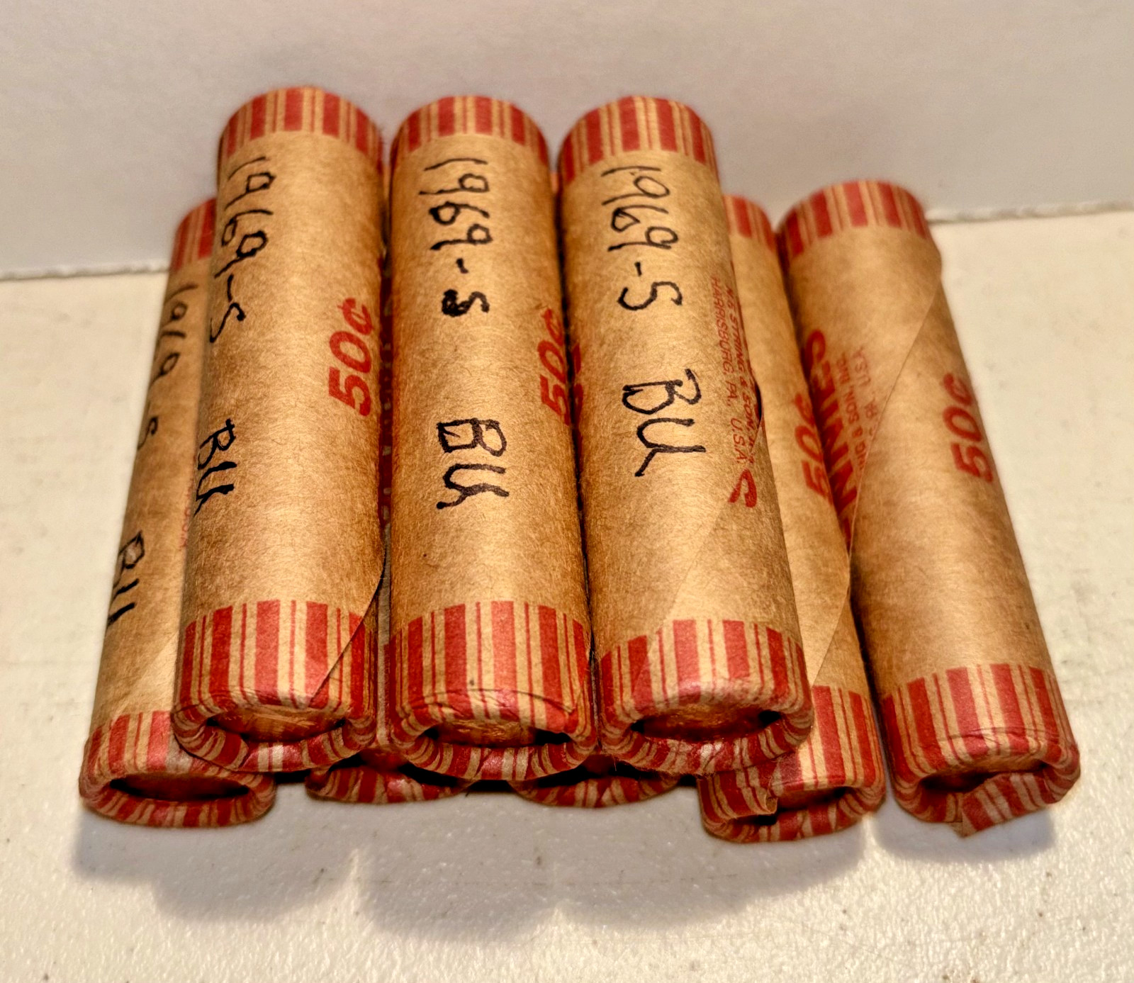 1969-S Lincoln Memorial Cent Roll BU