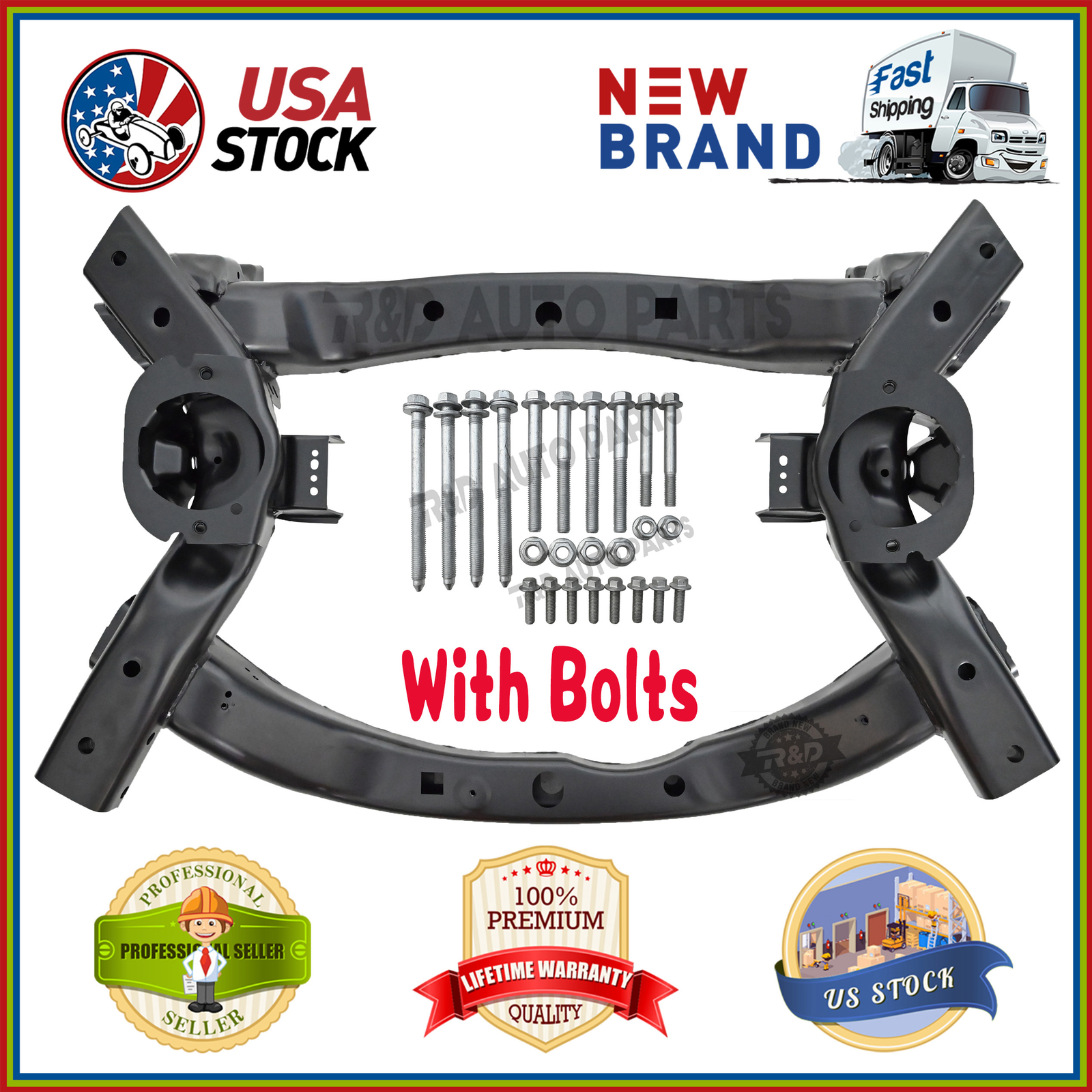 Front Subframe For 11-22 Dodge Charger Challenger Chrysler 300 S RWD 68185029AA